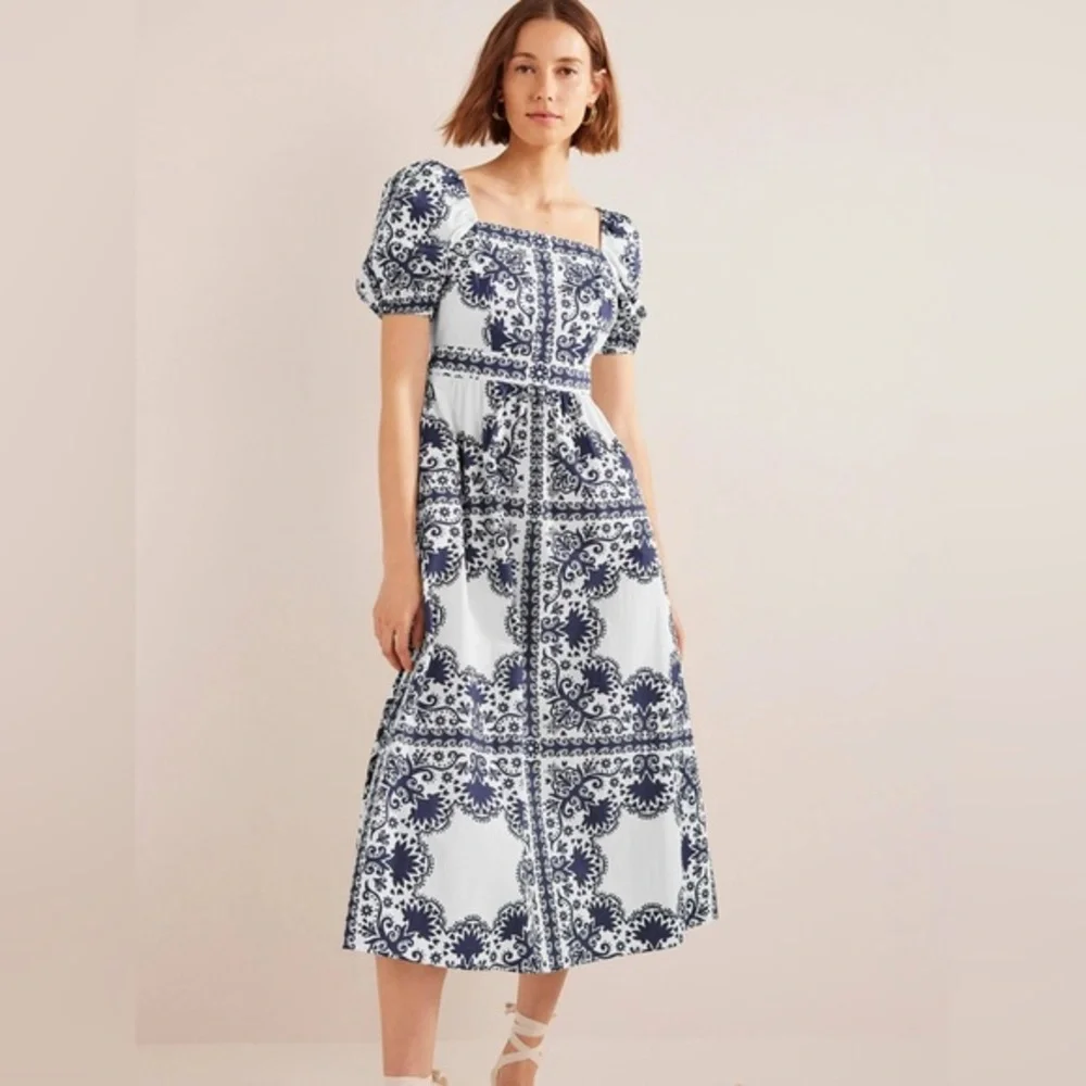 boden square neck midi dress Boden | Dresses | Boden Womens 6p Square Neck Midi Dress